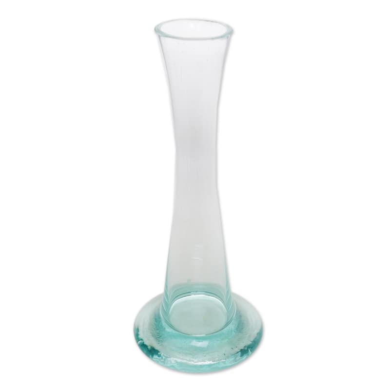 Novica Handmade Through You Blown Glass Vase