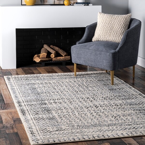 Shop Nuloom Elodie Distressed Diamonds Area Rug On Sale Overstock 31286040