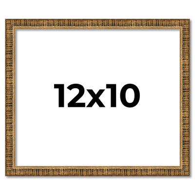 12x10 Frame Gold Solid Wood Picture Frame - Complete Modern Photo