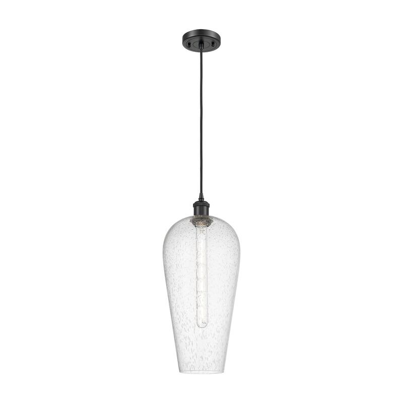 Innovations Lighting Endless Possibilities Ballston - Chelsea - 1 Light 8" Cord Hung Mini Pendant - Seedy/Matte Black