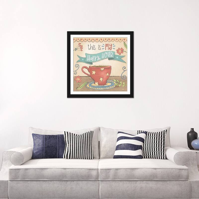 iCanvas "Coffee Happy Hour" by Mollie B.