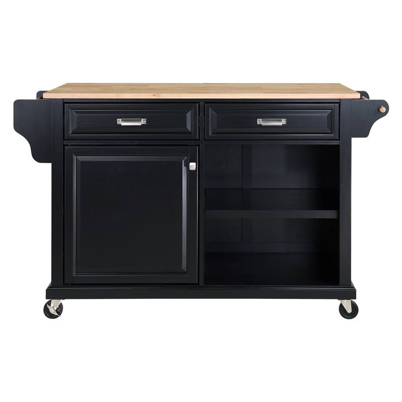 Kitchen Island Cart/Utility Storage Trolley with Storage Drawers