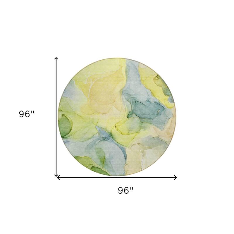 Pana Artistic Abstract Weather Resistant Blended Style Outdoor Rug