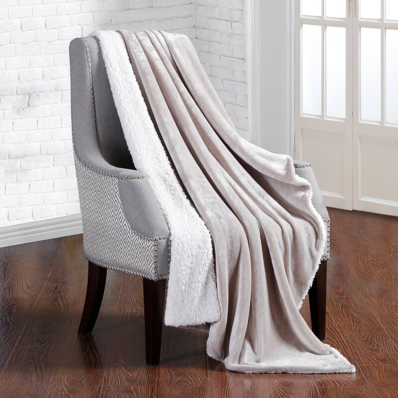 DreamLab Soft Sherpa Reversible Duvet Cover for Weighted Blanket