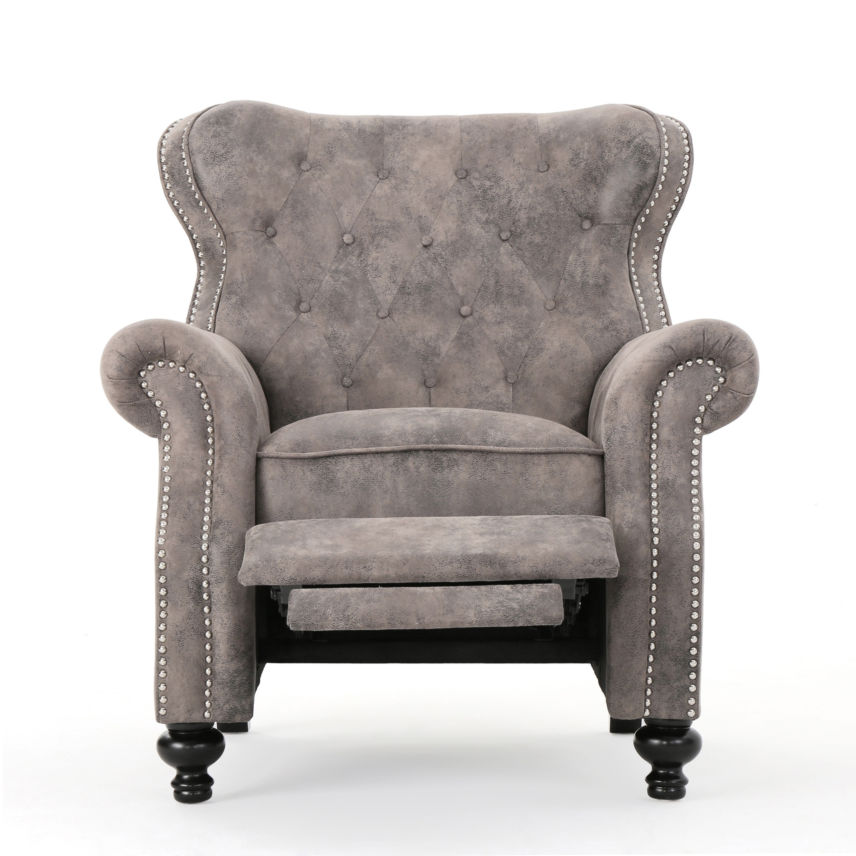 Walder Tufted Microfiber Recliner Club Chair by Christopher Knight Home Bed Bath Beyond 15279318
