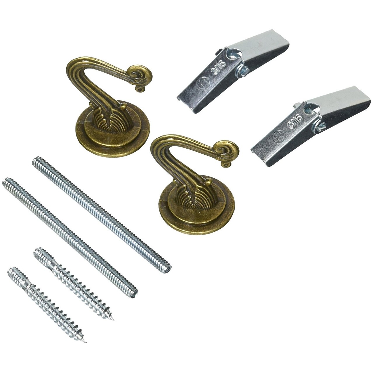 Shop Mintcraft Gb0403l Ceiling Hooks With Toggle Bolts Antique
