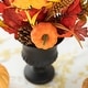 preview thumbnail 25 of 23, Glitzhome 24"H Fall Thanksgiving Maple Leaf Pumpkin Urn Table Tree Holiday Home Decoration