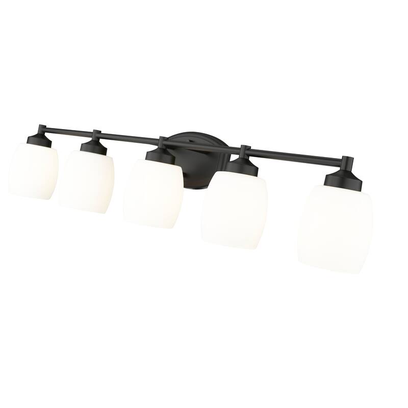 Kendrick 5 Light Vanity in Matte Black