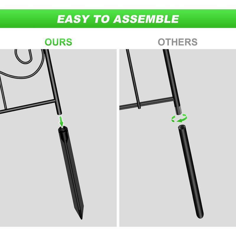 Decorative Garden Fence, 22in(H) x 13in(L)