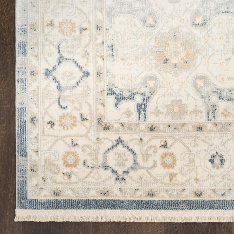Nourison Pardis Indoor only Blue Persian Area Rug