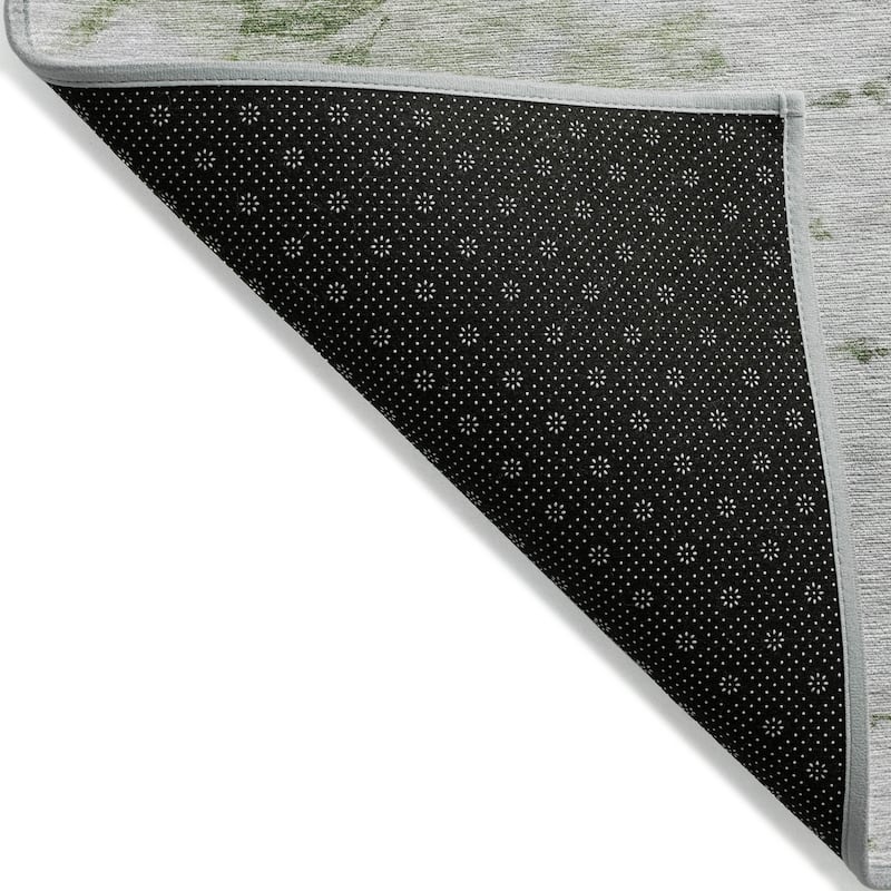 Machine Washable Indoor/ Outdoor Chantille Tie Dye Modern Rug