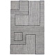 preview thumbnail 2 of 2, SAFAVIEH Handmade Chatham Trajka Geometric Wool Rug 3' x 5' - Ivory/Black - Rectangle