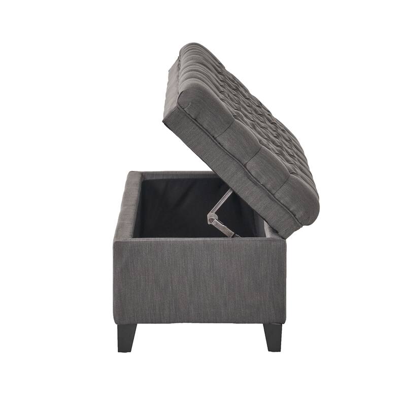 Hastings Tufted Storage Ottoman Bench by Christopher Knight Home