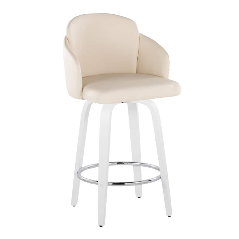 Dahlia 26" Fixed-Height Counter Stool - Set of 2