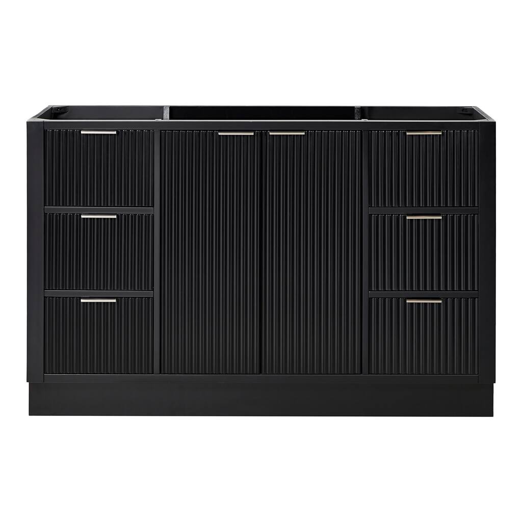 Ariel P54-BC Milan 54" Single Free Standing Vanity Cabinet