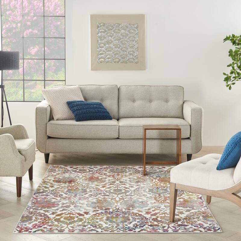 Nourison Global Vintage Indoor only Persian Area Rug