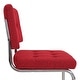 preview thumbnail 12 of 16, Breuer Chair Company Aurora Cushion Padded Seat & Cushion Back Cantilever Side Chair w Chrome Frame (Various Upholstery Fabrics)