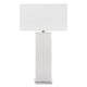 preview thumbnail 2 of 7, Uttermost Pillar White Marble Table Lamp