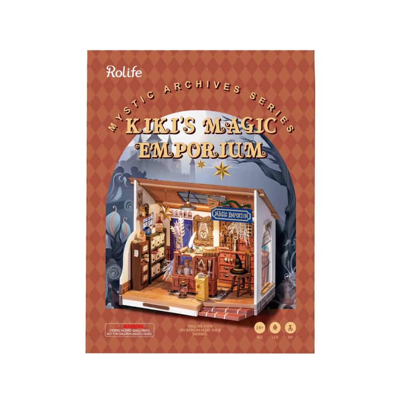 DIY 3D House Puzzle - Kiki's Magic Emporium 148 Pcs