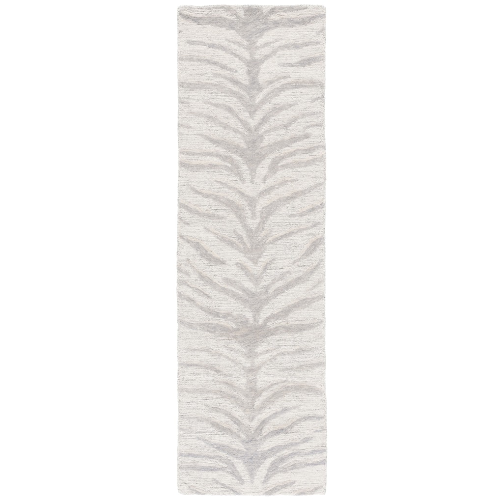 SAFAVIEH Handmade Ebony Dasena Modern Wool Rug