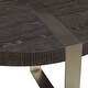 preview thumbnail 3 of 2, Uttermost Converge 42" Round Industrial Modern Coffee Table
