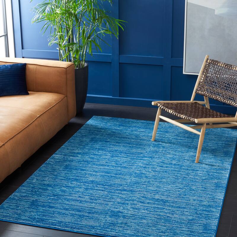 SAFAVIEH Vision Tanasa Modern Ombre Tonal Rug - 4' x 6' - Blue