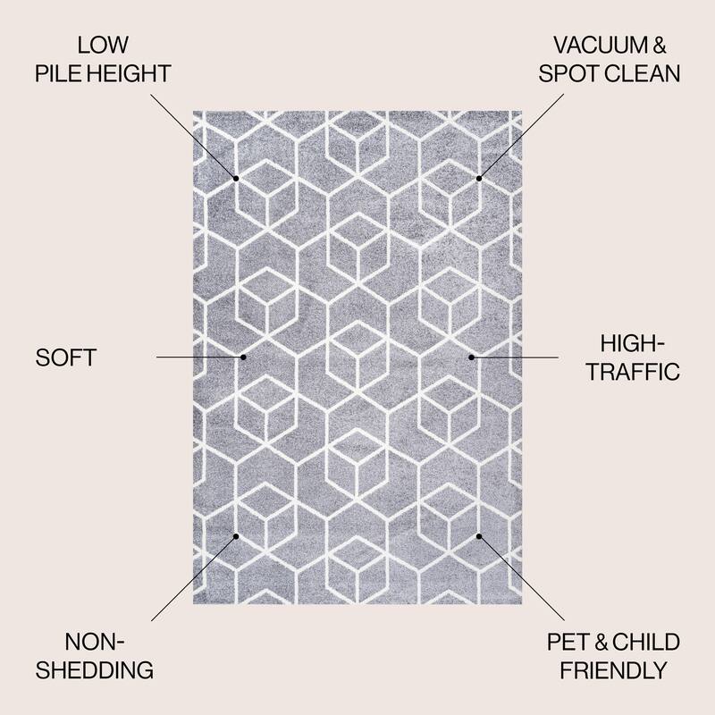 JONATHAN Y Cole Blocks Modern Geometric Area Rug