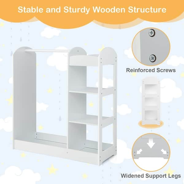 slim fit dress slacks Kids' Rotating Dress Up Storage Center – Guidecraft main image 1