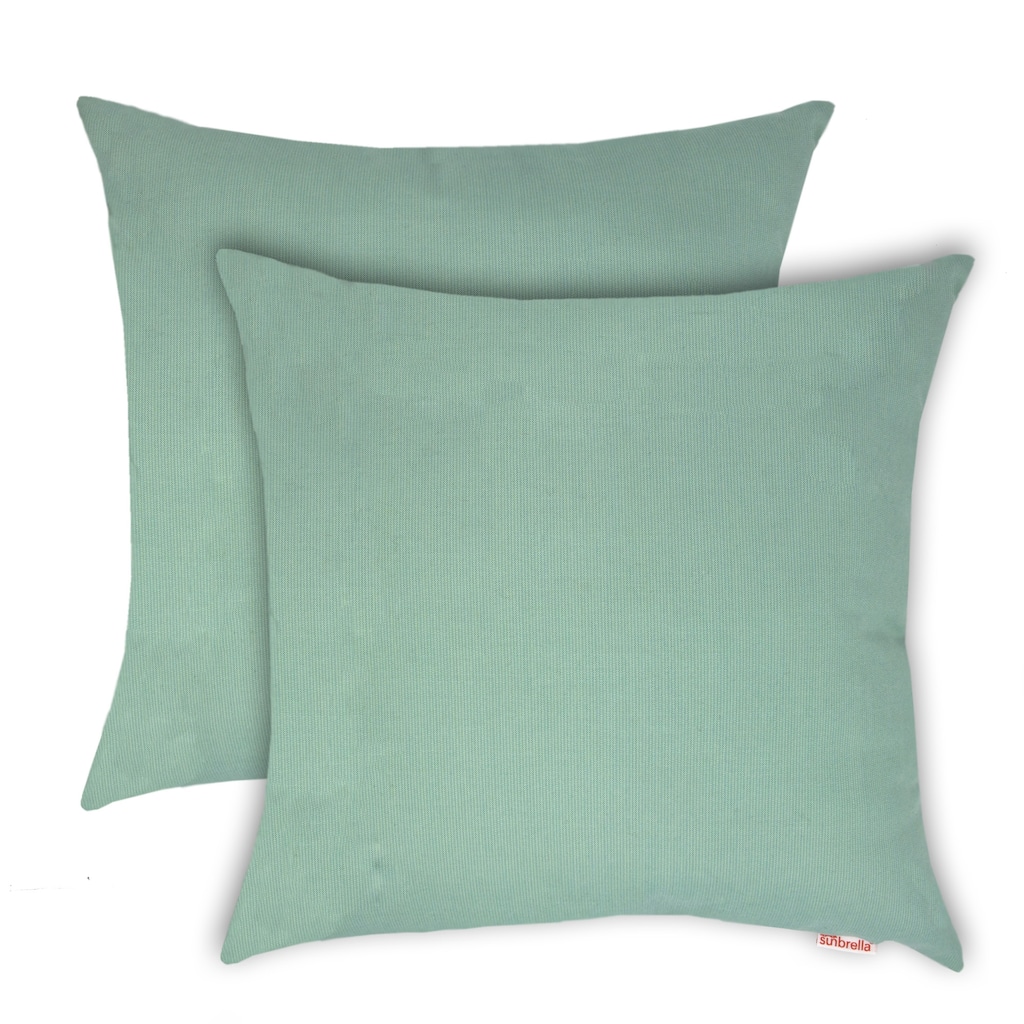 Austin Horn Classics Sunbrella® Spectrum Mist 18-inch Outdoor/Indoor Pillow (Set of 2)