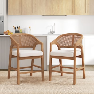 Christopher Knight Home - Harry Wood Counter Stool (Set of 2)