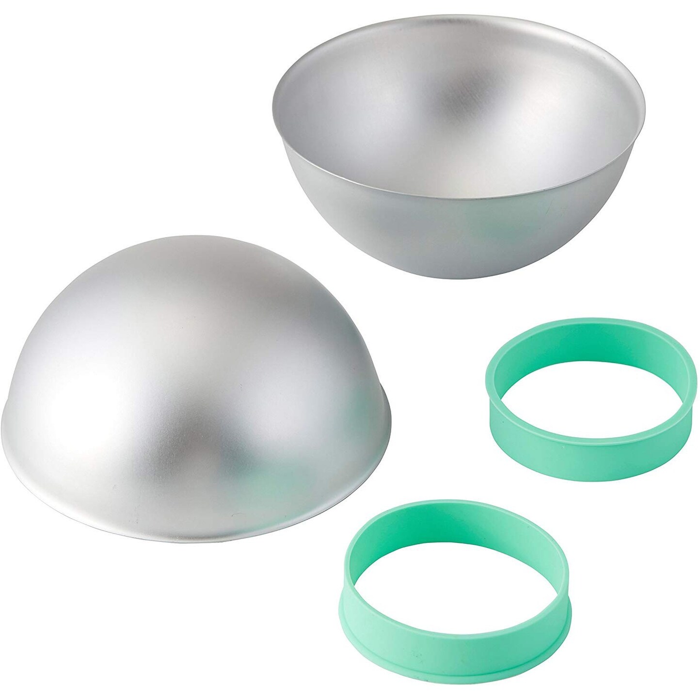 Shop Wilton Rosanna Pansino 3d Baking Ball Sphere Cake Pan Kit 6 Inches 9 Inches Overstock 30688088