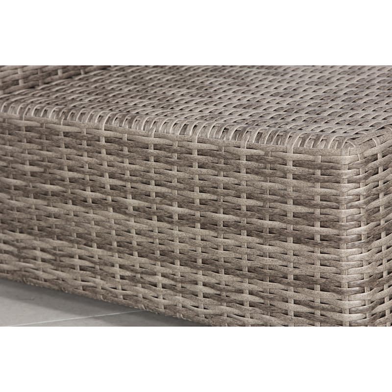 LSI Verona Wicker 5-piece Resort Grade Outdoor Furniture Patio Sofa Set