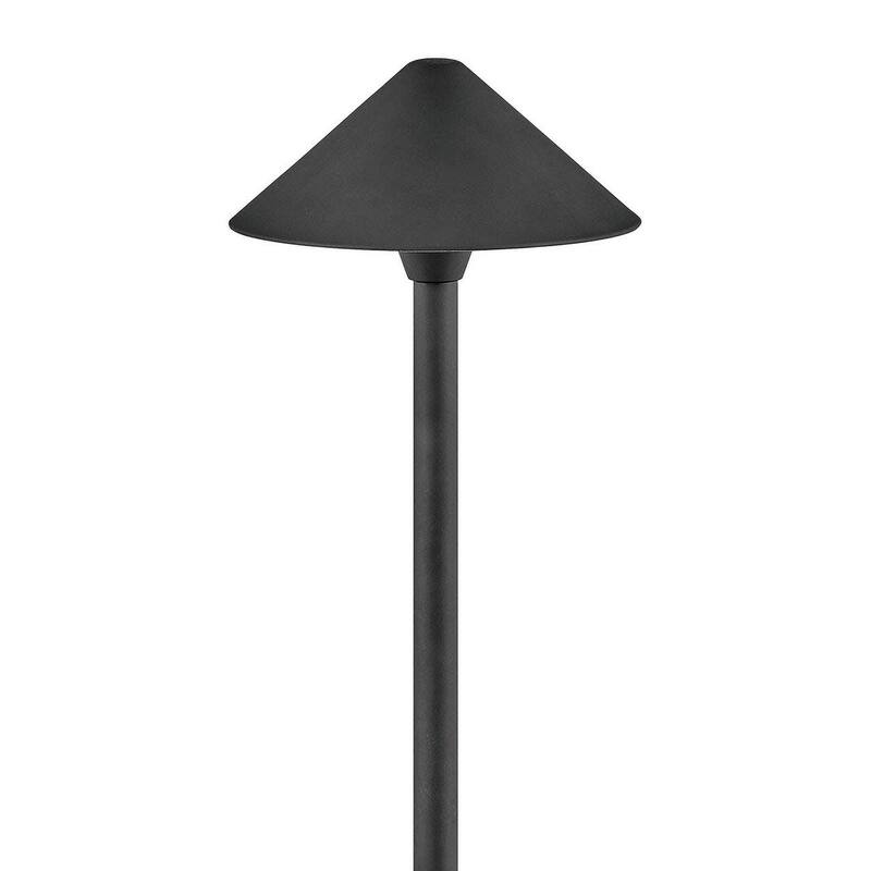 Hinkley Lighting 12v 1.5w 1.8VA 16" Tall LED Center Mount Path Light - Black