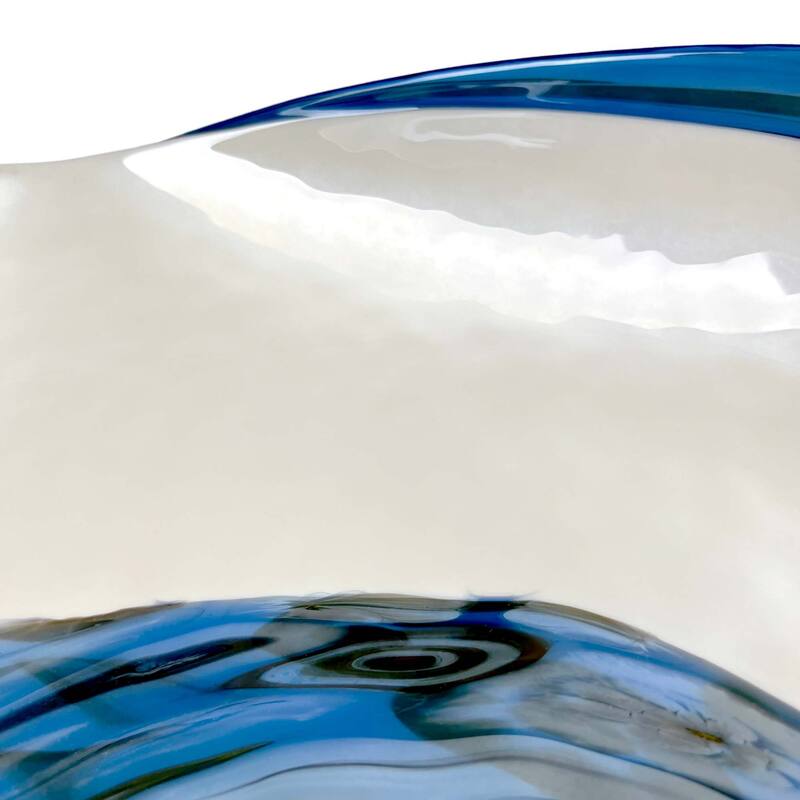 Lido Handmade Murano Glass Bathroom Sink - 14.75x14.75x4