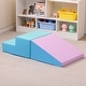 preview thumbnail 9 of 47, 2-Piece Step and Slide Climber for Infants and Toddlers Baby Soft Play Set Foam Blocks - 40" x 20" x 10" (L x W x H)