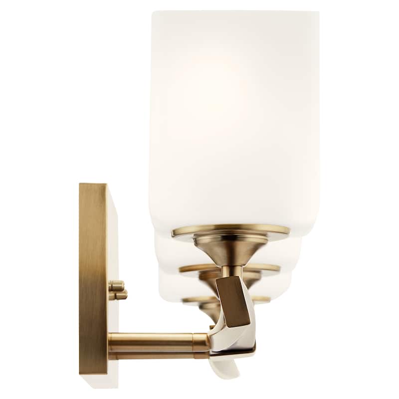 Kichler Lighting Marette 23 in. 3-Light Champagne Bronze Vanity Light with Satin Etched Cased Opal Glass