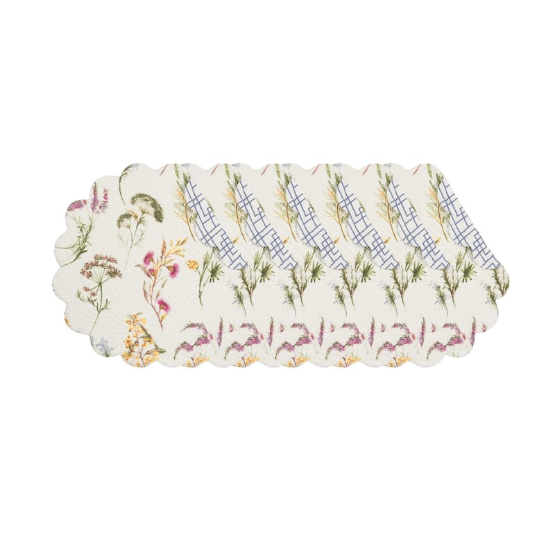 Genevieve Round Placemat Set of 6 - 17" - Round