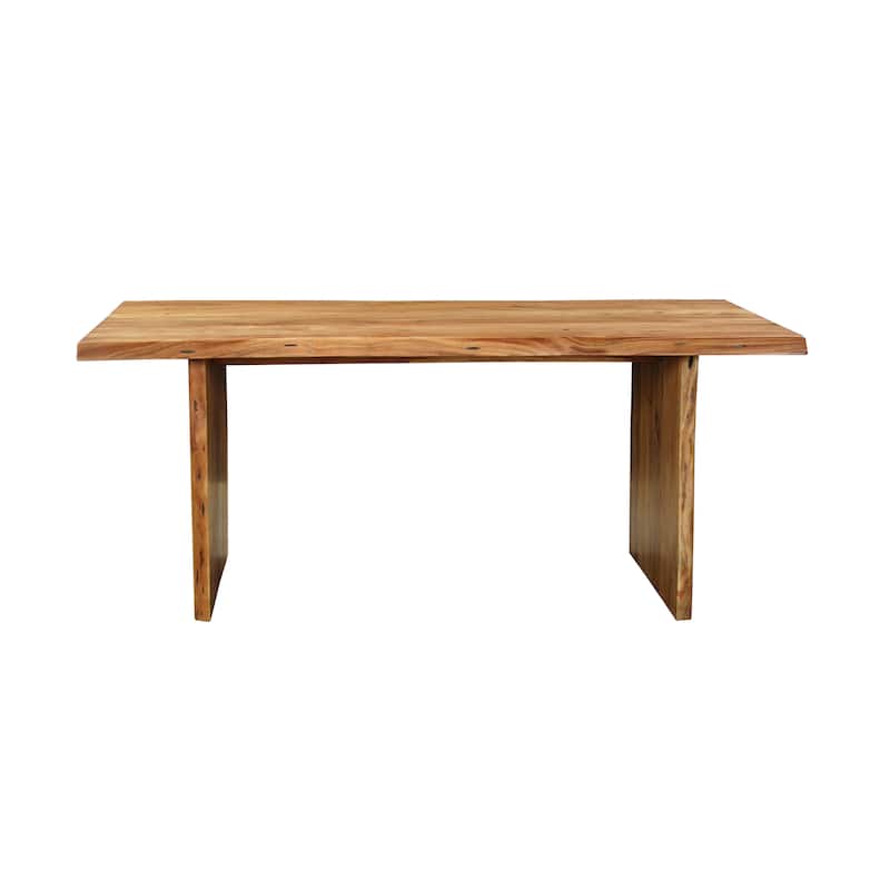 Cedar Live Edge Solid Wood Dining Table