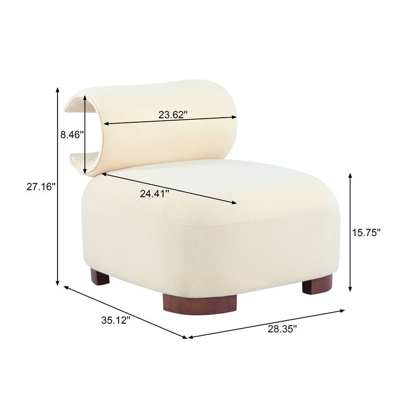 Christopher Knight Home - Nerida Modern Upholstered Accent Chair with Pet-Friendly Fabric