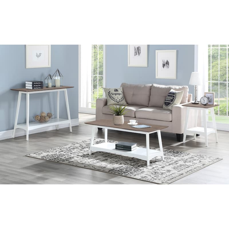 Convenience Concepts Alpine End Table with Shelf