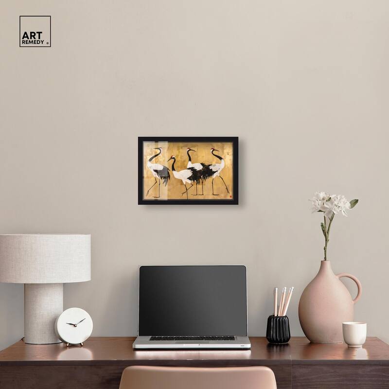 Birds of Gold Shadowbox by Art Remedy