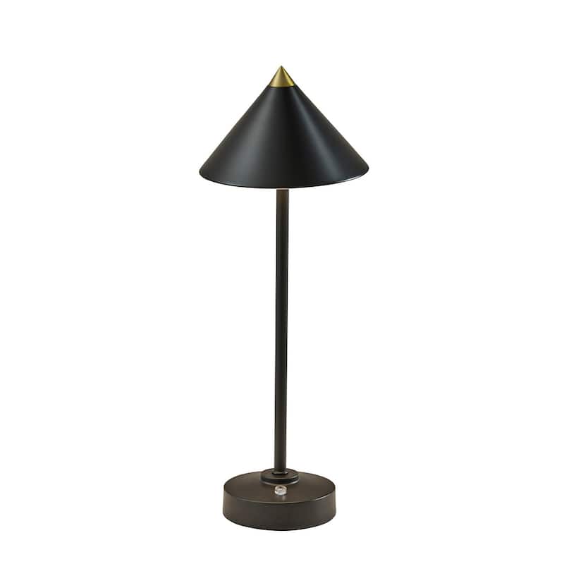 Ritchie LED Cordless Table Lamp - Black