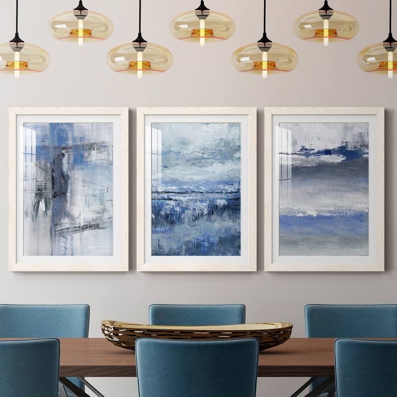 Soft Solace Indigo-Premium Framed Print - Ready to Hang