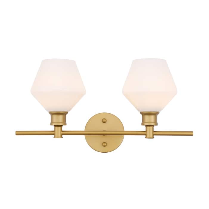 Gerald 2-Light Wall Sconce - 19.1/10.2 - 19.1/10.2