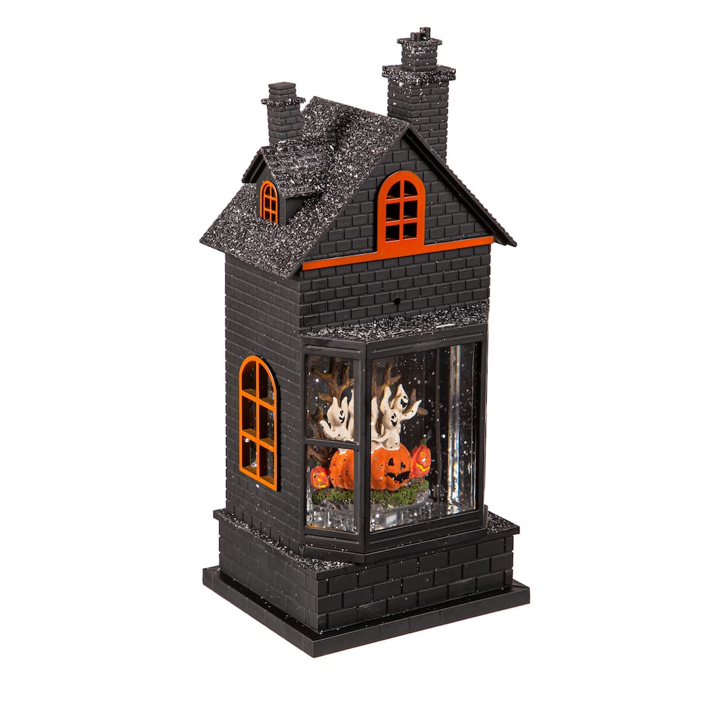 10.5" LED Haunted House Water Lantern