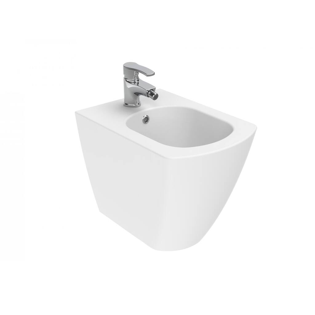 WS Bath Collections Elegant EG510 Elegant Wall Mounted Bidet with 1