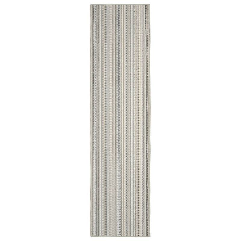 Garland Rug Carnival Striped Durable Indoor Area Rug