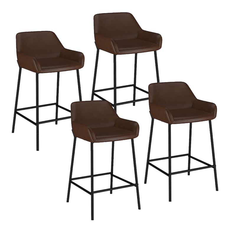 Contemporary 26" Counter Stool, Set of 4