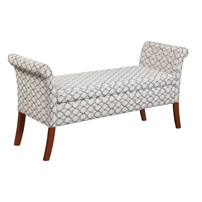 Storage Bench Ottoman - Multi-Functional Upholstered Seat with Large Storage Space for Shoes, Toys, and Essentials