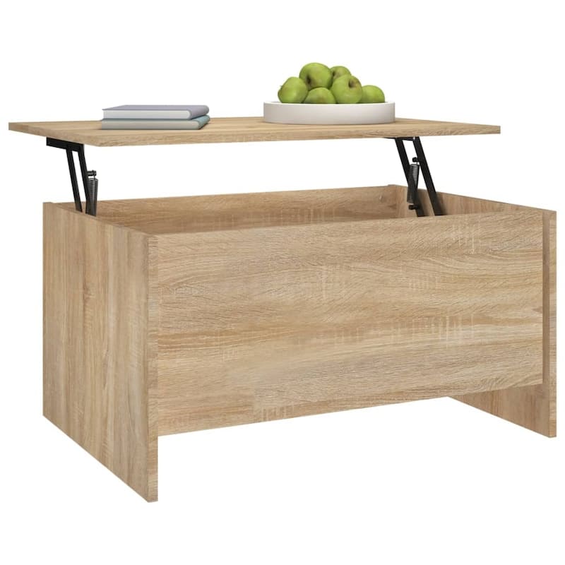vidaXL Coffee Table Lift Top End Table Accent Side Sofa Table Engineered Wood - 31.5" x 21.9" x 16.3"
